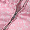 Autumn Winter Print Women's Cotton Jacket Loose Hooded Thicken Zipper Pockets Jackets Female Warm Full Sleeve Outwear