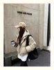 Hooded Short Parkas Women Black Patchwork Puffer Jacket Winter Streetwear Down Coats Korean Cotton Padded Outerwears