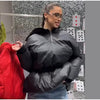 Glossy Stand‑Collar Drawstring Waist Back Zip‑Up Puffer Coat Winter Women Warm Padded Jacket Lady Cotton‑Padded Coat