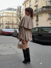 Shawl Collar Lace Up Trench Coats For Women Spring Chic Long Sleeve Windbreaker Jacket Lady High Street Outerwear