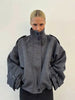 Collarless Belt Jacket Coat Lace-up Minimalism Beige Gentle Short Woolen Overcoat Waist Cinching Women Autumn Winter Overcoat