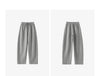 Women's Soft Cotton Curved Leg Long Pants Fall High Waist Drawstring Loose Wide Leg Pear Shape Friendly