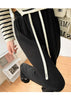 Autumn Winter Loose All-match Corduroy Pants Elastic Waist Solid Fleece Casual Straight Pants Vintage Women Clothing
