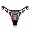 Butterfly Lace Thong for Women Low Waist G-String Transparent Mesh Panties Sexy Embroidered Briefs Adjustable Waist Culotte Femm