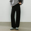 Women's Casual Pants Winter Cashmere-like Fleece-lined Tapered Thick Warm Trousers
