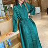 Pleated French Dress for Women In The Spring and Autumn of We Can Deliver One Piece From Stock Maxi Dress for Women