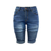 Skinny Jeans for Women High Waist Stretch Denim Trousers Mom Jeans Knee Length Pencil Pants Casual Comfort Trousers Oversize