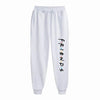 Womens Casual Loose Long Pants Outdoor Friends Letter Printed Trousers Spring Autumn Winter Fleece Sports Sweatpants