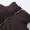 Thick Women's Cotton Coat High Collar Full Sleeve Zipper Elastic Lace Up Loose Warm Female Coats Autumn Winter Lady Jacket