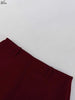 Wine Red Two Piece Set For Women Elegant Long Sleeve Single Breasted Blazers And Slim Simple Mini Skirts Sets