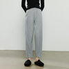 Women Casual Pants Winter Sweatpants Tapered Elastic Waist Split Design Fleece-Lined Warm Trousers