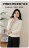Women's Short Lightweight Down Cotton Coat Autumn Winter Stand-up Collar Zipper Puffer Parkas Jacket Casual Windproof
