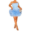 Off Shoulder Sexy Mini Birthday Party Evening Dress A-line Dress Women's Retro Club Party Dress Wedding Elegant Dresses