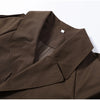 High Street Brown Belted Trench Coats Women's Loose Lapel Lace-up Button Full Sleeve Windbreakers Autumn Ladies Outwear