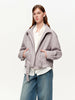 Korean Style Relaxed Motorcycle Leather Jacket Spring Casual Short Jacket for Women Sweet Cool Retro Solid