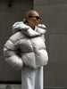 Winter Warm Cotton Puffer Jackets Women's Loose Parkas Coat Vintage Bread Jacket Outwear Office Ladies Quilted Jacket