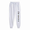 Womens Casual Loose Long Pants Outdoor Friends Letter Printed Trousers Spring Autumn Winter Fleece Sports Sweatpants