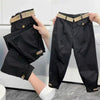 High-quality High Waist Solid Color Cotton Pants Women Autumn Loose Casual All-Match Harem Pants Trousers Ladies