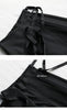Korean Autumn Irregular False Two-piece Skirt Pants Women Wide-leg Pant Ladies Elastic Waist Straps Casual Pant Lady