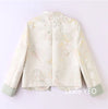 Women's Leisure Jacket Spring Autumn Retro Printing Be All-match Lady Outerwear Chinese Style Ladies Short Coat