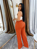 Women High Waist Wide Leg Pants Streetwear Casual Active Trousers