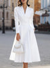 Casual Long Sleeve Maxi Dress Women Autumn Winter Party A-line Slim Dresses Elgant Vestidos