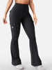 Essential Women's Fitness Pants: High-Waisted Flared Workout Pants with Pockets, Shaping and Tummy-Control Fitness Pants