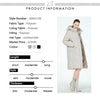 winter quilted coat long womens cotton jacket warm casual hooded parka GWD3716I