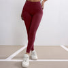 Women Fitness Lenggings With Side Pockets Female Full Length Leggings Running Pants Comfortable High Waist Yoga Pants