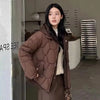 Fake Two-piece Hooded Winter Jacket Women Warm Parkas Long Sleeve Casual Cotton Padded Jacket Female Outwear
