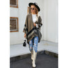 Winter Warm Plaid Ponchos And Capes For Women Oversized Shawls and Wraps Cashmere Pashmina Female Bufanda Mujer