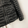 Oftbuy Winter Real Fox Fur Collar Coat Women Duck Down Jacket Female PU Leather Belted Hooded Warm Duck Down Parka Outerwear