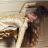 Stand-Collar Satin Frog-Button Jacket Cream Tailored Long-Sleeve Silky Spring Elegant Retro Women Outerwear Blazer