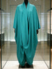 Elegant Africa Traditional Bubu Dresses Kaftan V Neck Loose Batwing Sleeves Draped Hem Women Party Boubou Gowns Special Event