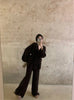Sweater Set Women's Loose Outer Wear Lazy Style Winter Lace-up Knitted Jacket Cardigan Wide-leg Pants Two-piece Set