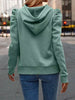 Autumn Gothic Style Casual Long-Sleeved Hooded Short Sweater Jacket Women Zipper Sports Hoodies Y2K Sweatshirt