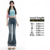 Winter Warm Women Jeans Cotton Denim Flare Pants Elastic Force Vintage Streetwear High Waist Slim Denim Harajuku Trousers