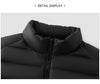Women Down Vest Thermal Warmth Lightweight 90 Percent Down Fill Slim Fit Stand Collar Layering Solid Color