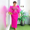 Spring Elegant African Dresses for Women Africa Clothing Plus Size Wedding Party Long Dress Dashiki Ankara Outfits Robe
