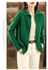 Autumn Winter Long Sleeved Knitted Cardigan Woman Zipper Casual Knitting Sweater Jacket Female Knitwear Top