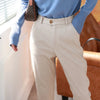 Autumn Winter Women's Casual Pants Harem Pencil Pants Elegant Office Lady Solid Color High Waist Loose Trousers Female