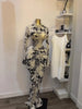 Women Flare Long Sleeve Stacked Dot Mesh See Though with Lining Maxi Long Dress Evening Birthday Sexy Party Dresses