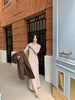 Vintage Knitted Midi Dress Y2K Autumn Slim with Scarf Long Sleeve Dress Female Korean Streetwear Chic All Match Female Vestidos