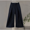 Stitching Blazer Pants Suit Women's Loose Lapel Long Sleeve Coats Wide Leg Trousers Autumn Female Elegant Suit