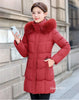 Women's Down Cotton Jacket Comfortable Elegant Ladies Winter Parka Coat Loose Temperament Lady Cotton Padded Outerwear