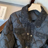Autumn and Winter Women's Elegant Cotton Clothes with Small Fragrance Design Thickened Warm Parker Coat