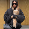 Casual Women Thick Coat With Faux Fur Collar Full Sleeve Zipper Loose Oversize Warm Jacket Female Winter Lady Coats