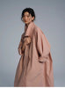 Spring Autumn Long Oversized Thin Pink Trench Coat for Women Single Breasted Elegant Chic Designer Clothing