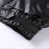 Vintage Zippers Short Leather Jackets Women's Casual Lapel Button Pockets Full Sleeve Coat Autumn Lady Chic Streetwear