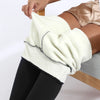 Winter Thermal Leggings Womens Solid Color Thick Pants Warm High Waist Solid Color Outdoors Casual Classic Leggings